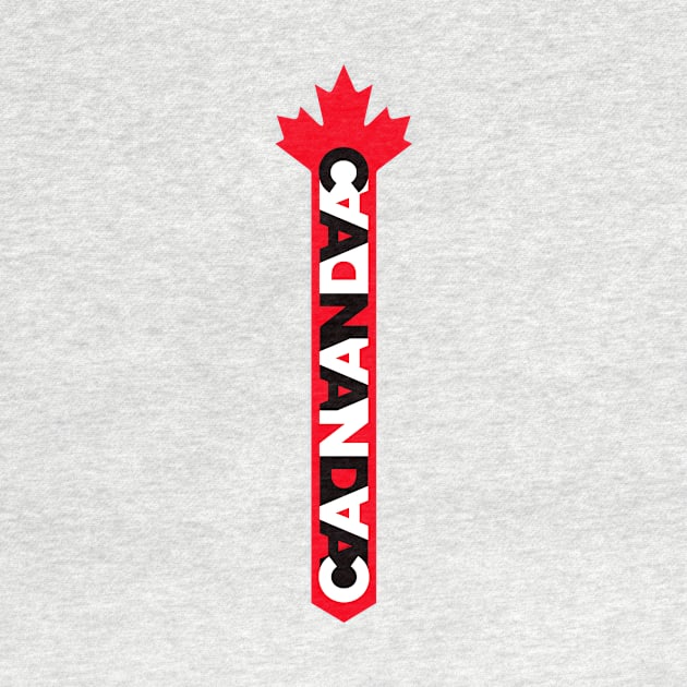 Canada 2 color ambigram by goldengallery